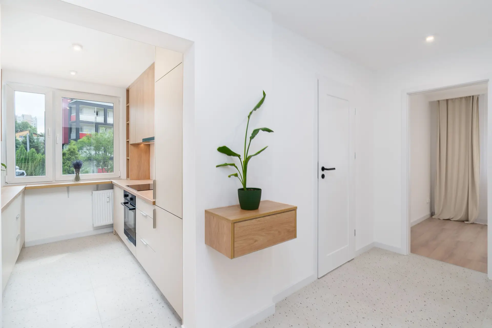 Debreceni minimalista loft koncepció